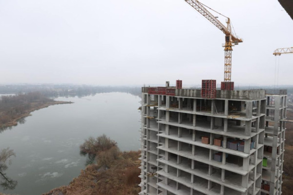 Товариство "ВІДВАЖНИХ" звітує про хід будівництва житлового комплексу "River Port" (ФОТО, ВІДЕО)