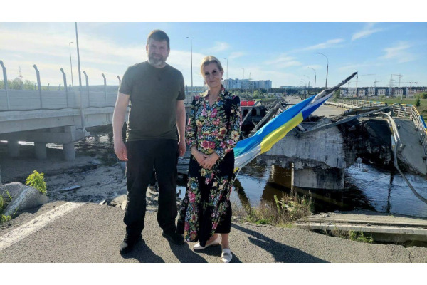 До Ірпеня приїхала її Високість Герцогиня Единбурська Софі Гелен (ФОТО)