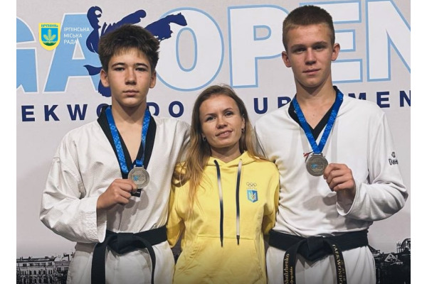 Юні тхеквондисти з Ірпеня вибороли «срібло» на міжнародному турнірі Riga Open