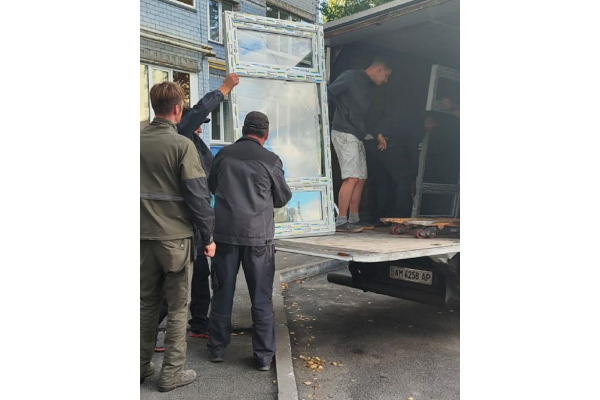 Глевахівська громада отримала нову партію матеріалів для відновлення пошкодженого житла