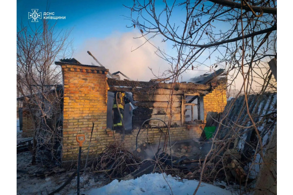 У Зазим’ї на Київщині під час пожежі в приватному будинку загинув чоловік