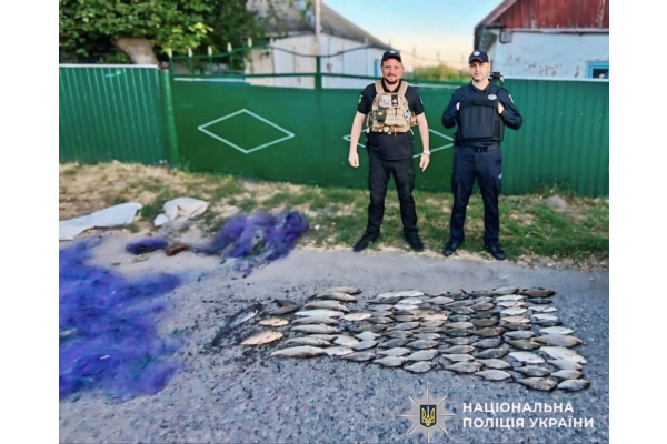 На Київщині спіймали браконьєра з уловом на понад 167 тисяч гривень