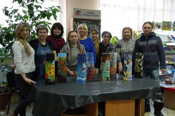 В Ірпені відбувся творчий захід із розпису гільз (ФОТО)