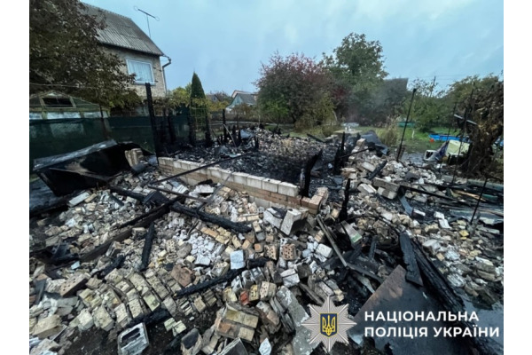 На Київщині в пожежі в дачному будинку загинув чоловік