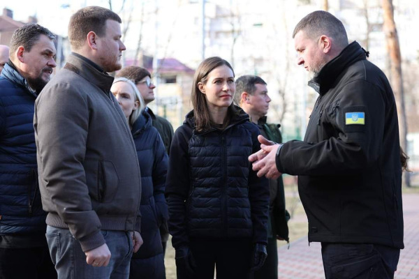 Прем'єр-міністерка Фінляндії Санна Марін відвідала Ірпінь (ФОТО)