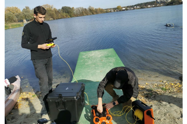 Ірпінські сапери розміновуватимуть водойми громади підводним дроном