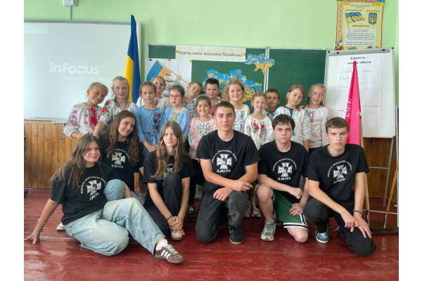 Виховні сходини юних патріотів "Єдність - наша зброя"відбулись у Бучанській громаді