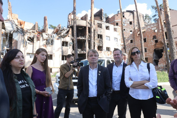 В Ірпінь приїхали сенатори від п'яти американських штатів (ФОТО)