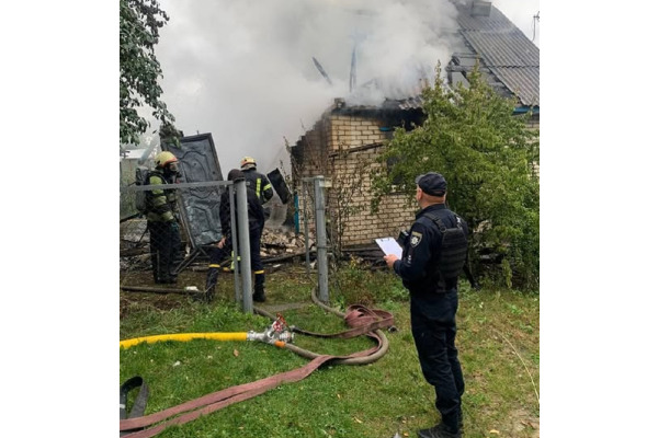 У Фастівському районі під час пожежі постраждала господиня будинку