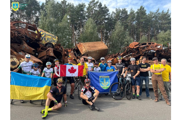 В Ірпені завершився благодійний велопробіг HopeRaising Expedition