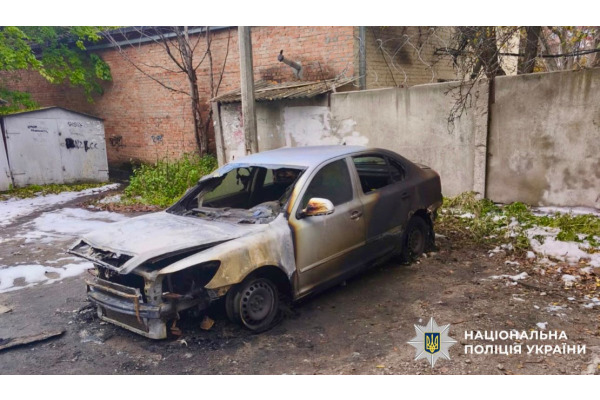 У Білій Церкві іноземець підпалив авто військового