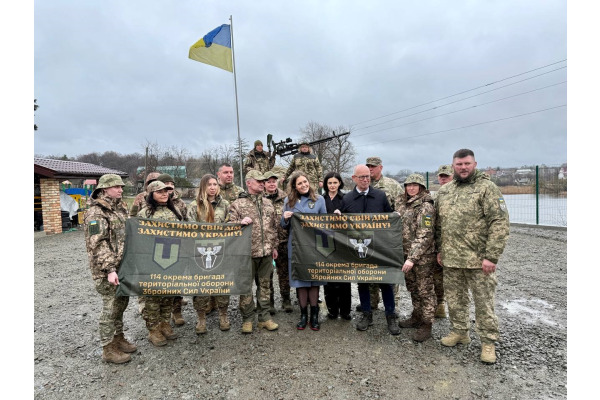 Данська делегація зустрілася із мобільною групою ППО "Бучанські відьми"