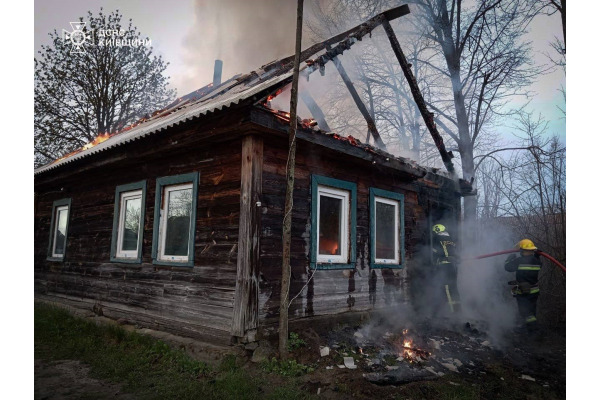 На Вишгородщині під час пожежі в будинку загинула жінка
