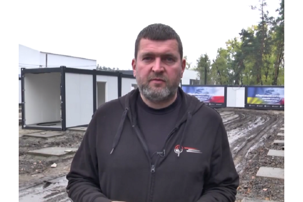 В ірпінському санаторії "Дубки" облаштовують друге модульне містечко