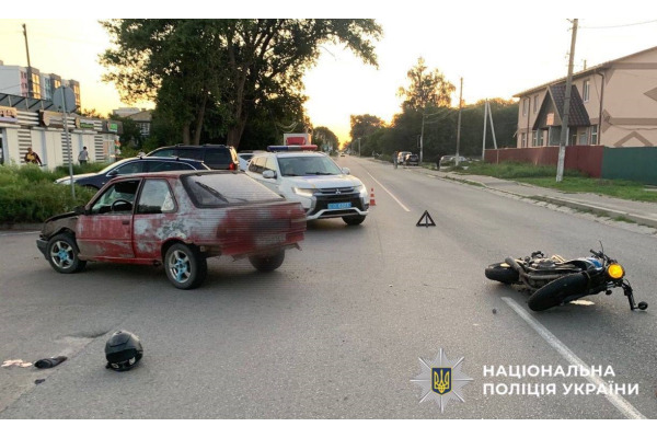 На Броварщині сталася ДТП з потерпілим