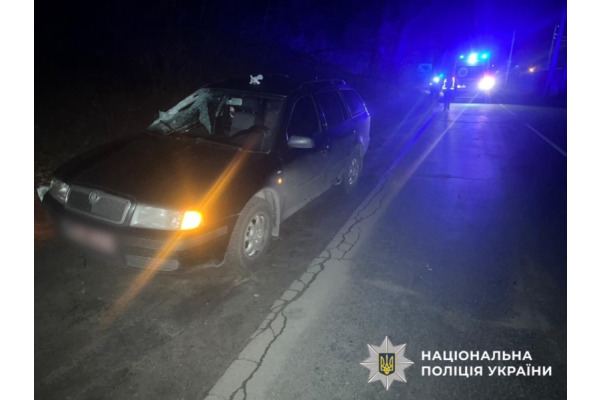 На Обухівщині автомобіль збив пішохода