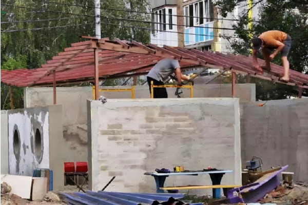 Територію дитсадка "Лісова пісня" в Ірпені планують відремонтувати до жовтня (ФОТО)