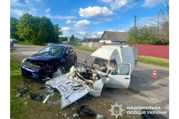 На Броварщині внаслідок ДТП постраждали двоє водіїв