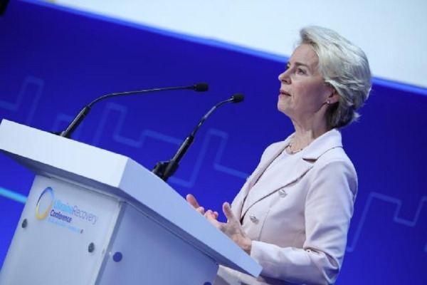 Голова Єврокомісії розповіла про Ірпінь на конференції по відновленню у Лондоні (ВІДЕО)
