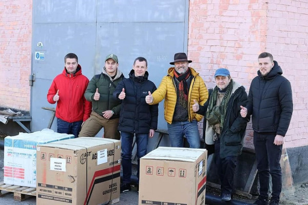 Угорець Іван Ондраш Бояр подарував для Київщини 13 генераторів