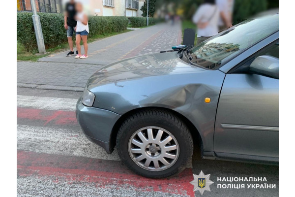 У Броварах госпіталізували малолітнього велосипедиста після ДТП