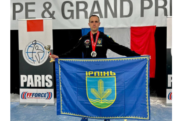 Ірпінський спорстмен здобув перемогу на чемпіонаті Європи з гирьового спорту