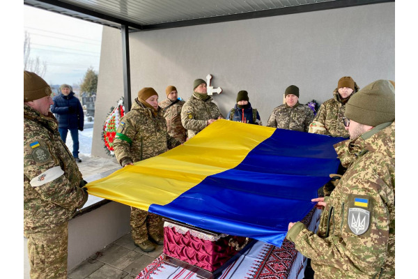 Буча попрощалася із захисником України Олексієм Онищенком