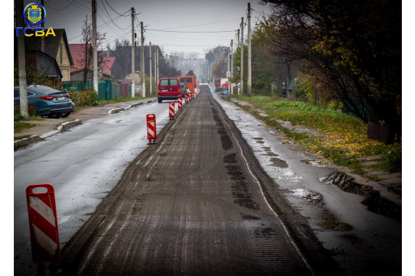 У Гостомелі розпочали ремонт Свято-Покровської вулиці