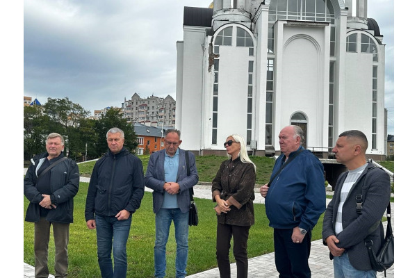 Малинський міський голова Олександр Ситайло та латвійські партнери відвідали Бучу