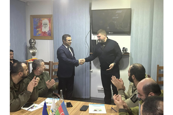 Голову азербайджанської діаспори в Україні нагородили медаллю "За заслуги перед містом Ірпінь"