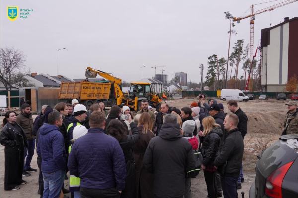 В Ірпені розпочали будівництво нової багатоповерхівки на Гостомельському шосе
