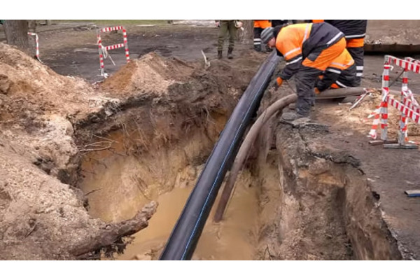 В Ірпінській громаді триває заміна старих водопровідних мереж