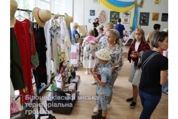 До Дня Незалежності у Білій Церкві запрацювала виставка народних художніх промислів