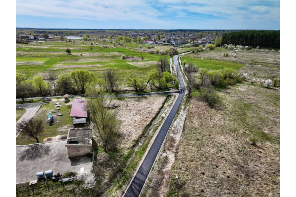 У Здвижівці Бучанської громади  побудували велодоріжку