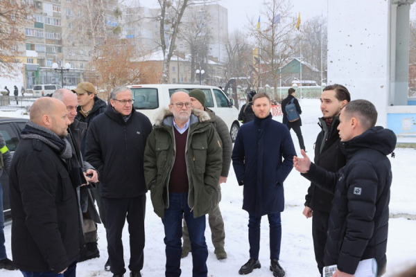 Троє міністрів Словаччини завітали до Ірпеня, де побачили наслідки війни (ФОТО)