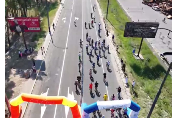 Відбувся перший велопробіг "Незламний Ірпінь"