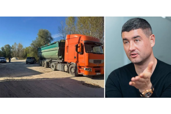 Скандальний бізнесмен Шапран позбувся техніки — нелегальний видобуток піску зупинено