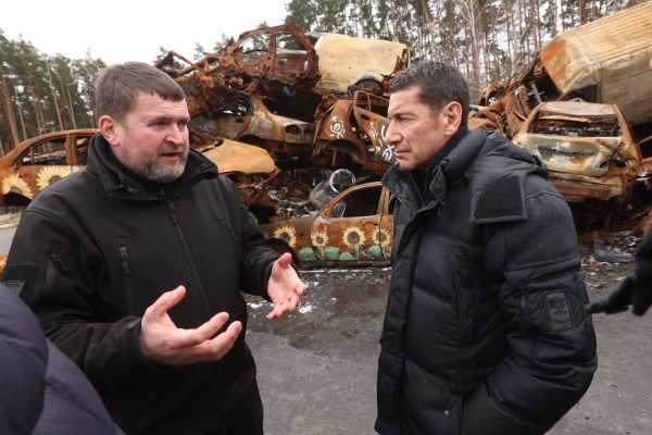 Ірпінь відвідав мер французького міста Канни (ФОТО)