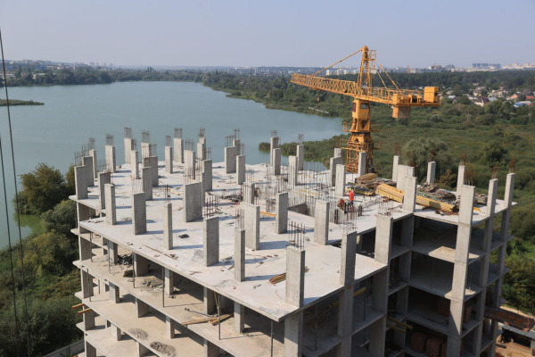 Товариство "ВІДВАЖНИХ" відзвітувало про темпи будівництва ЖК "River Port" (ФОТО, ВІДЕО)