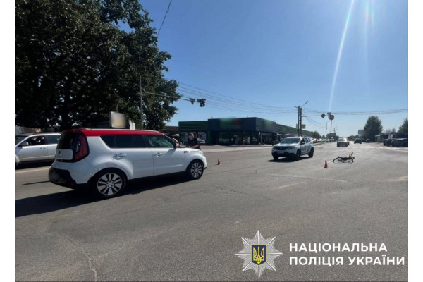 Поліцейські Київщини розслідують обставини ДТП із неповнолітнім велосипедистом