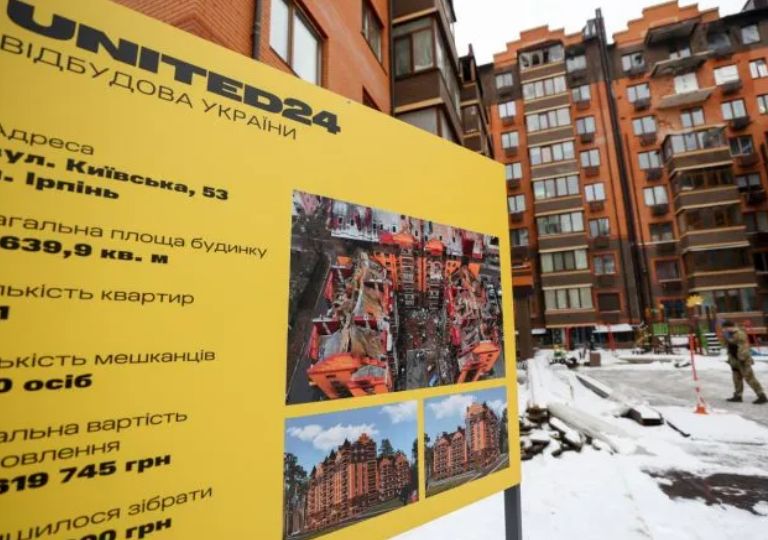 Відбудова триває: UNITED24 обіцяє завершити всі об’єкти на Київщині до 2025