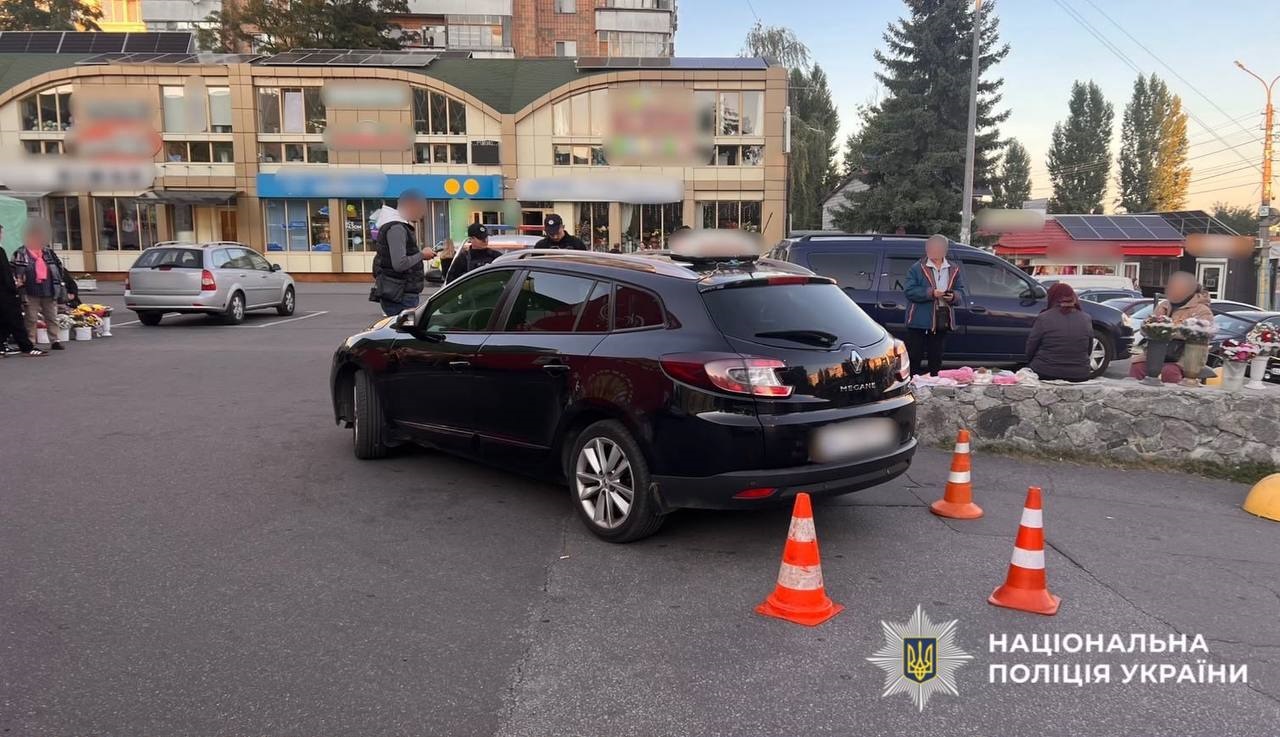 В Обухові водій Renault наїхав на 68-річну пішохідку