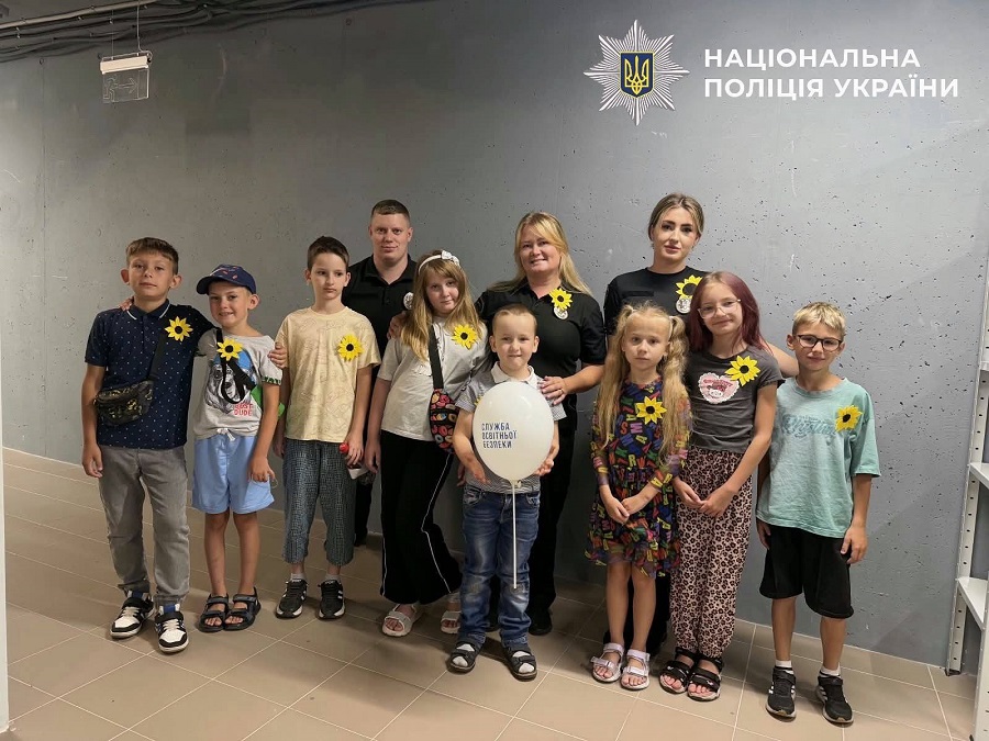 До Дня пам’яті захисників поліцейські Київщини провели для дітей тематичну зустріч
