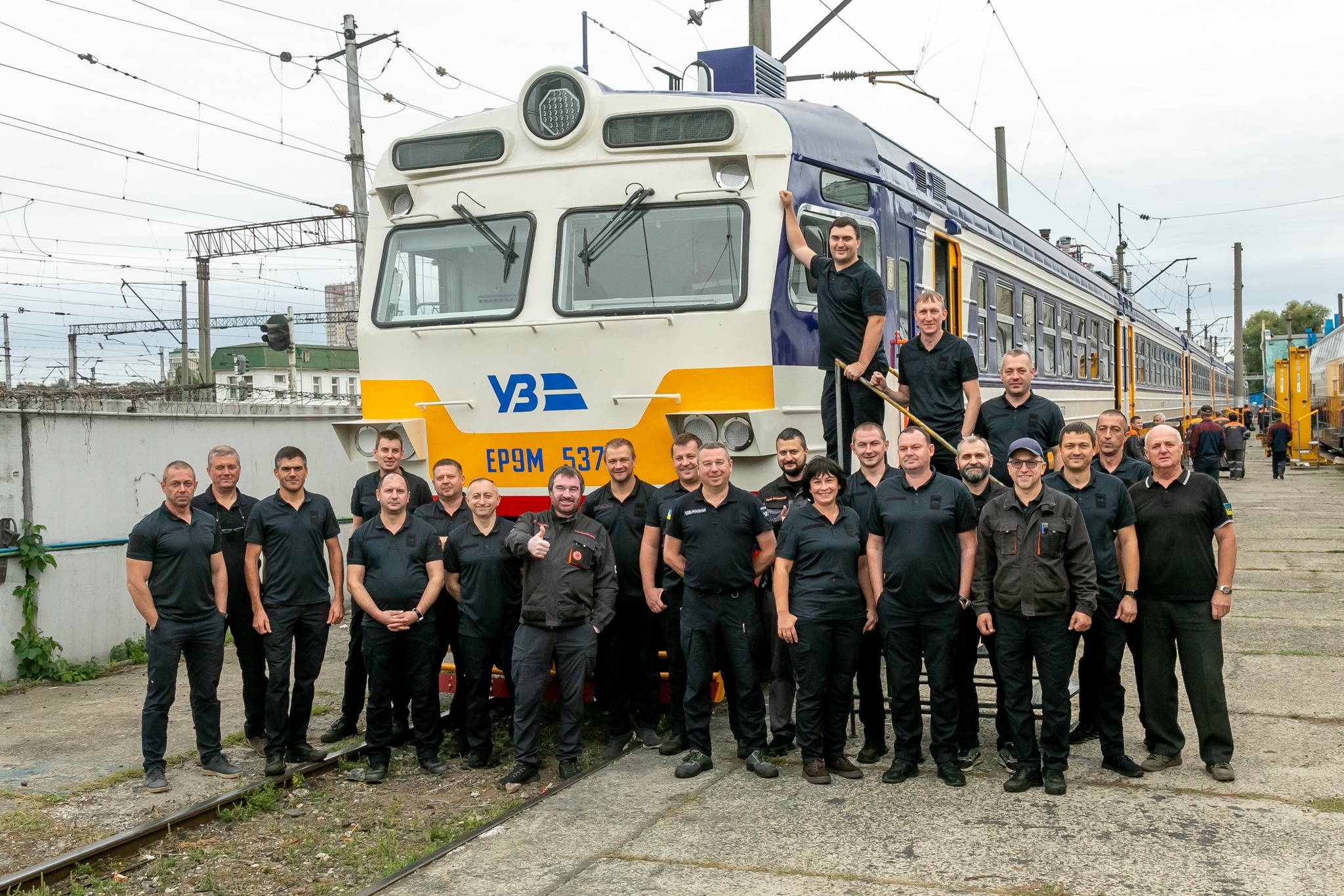Київщина отримала 45-й модернізований електропотяг від початку війни