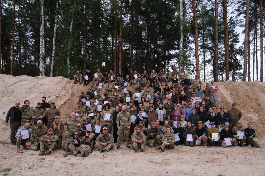 На Київщині понад сто учасників успішно пройшли підготовку до національного спротиву