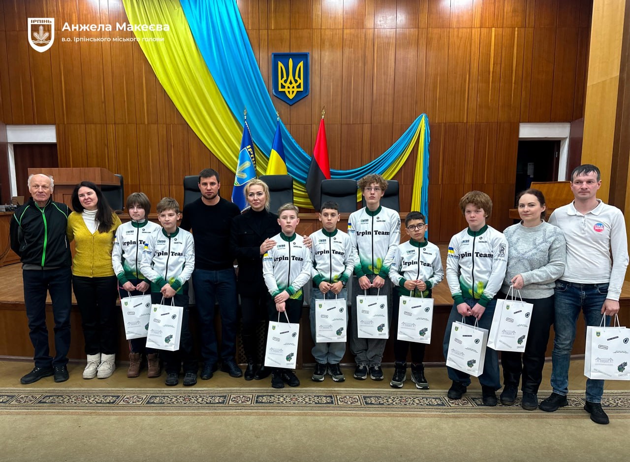 Діти ветеранів та спортсмени Ірпеня отримали подарунки від Благодійного фонду «Міст Добра»