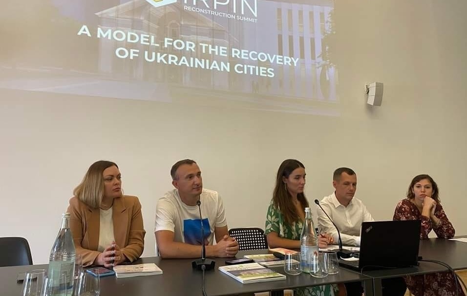 Команда Irpin Reconstruction Summit презентувала свої роботи в Італії (ФОТО)