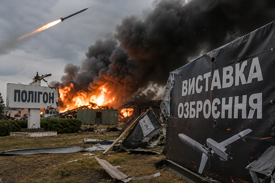Ворог завдав удару по полігону в Бучанському районі, де проходила виставка озброєння: є загиблі