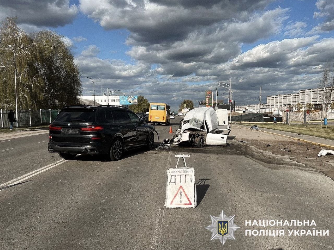 Масштабна ДТП у Вишневому: зіткнулися п’ять автомобілів