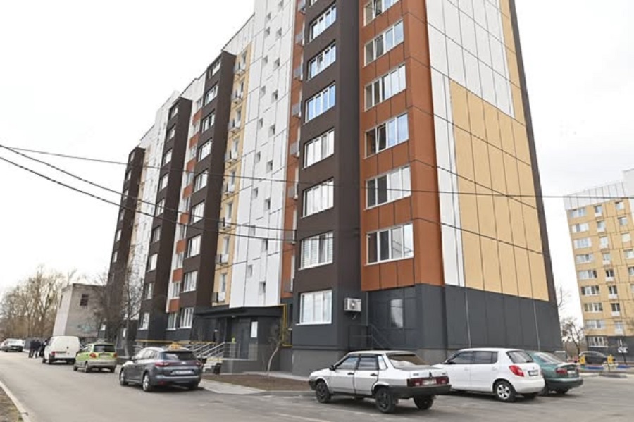 Відбудова Бородянки триває: відновлено два житлові будинки та прилеглу інфраструктуру